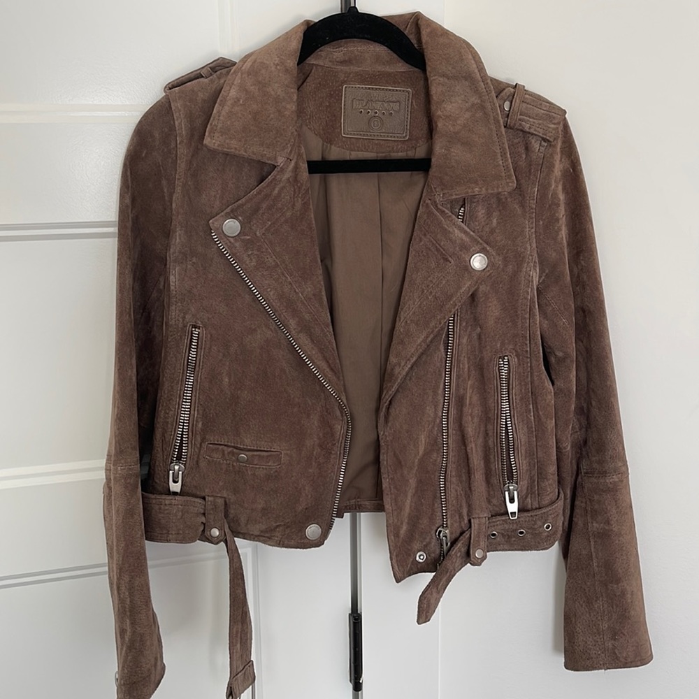 Blank NYC Suede Moto Jacket